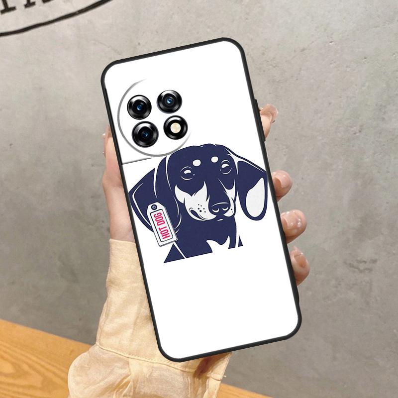 Dachshund Dog Case For OnePlus 15 15R 13R 13 13T 12 12R 11 10 9 Pro 10T Nord 5 CE 4 2 3 Lite N20 N30 Cover
