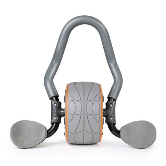 Abs Roller Wheel with Elbow Support Knee Pad 4D Abs Roller Mute Exercise Wheels Core Fitness Workout Equipment