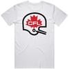 Cfl T-Shirt Retro Logo Canadian Football League Kanada Sport Unisex Sof