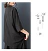 Summer 2026 Dark Style Versatile Casual Plus Size Women's Shirt - Loose, Slimming, Fashionable Top