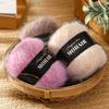 Alpaca Mohair Yarn Hand Woven Sweater Camisole Hat Yarn Ball Handmade DIY Doll Crochet Hook Yarn Ball Handmade Materials