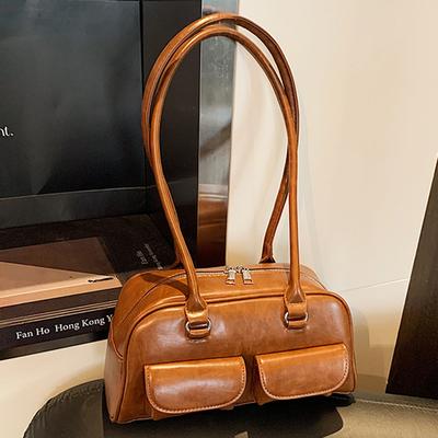 Autumn New Niche Simple Armpit Bag High Value Multi-pocket Casual Shoulder Women's Bag