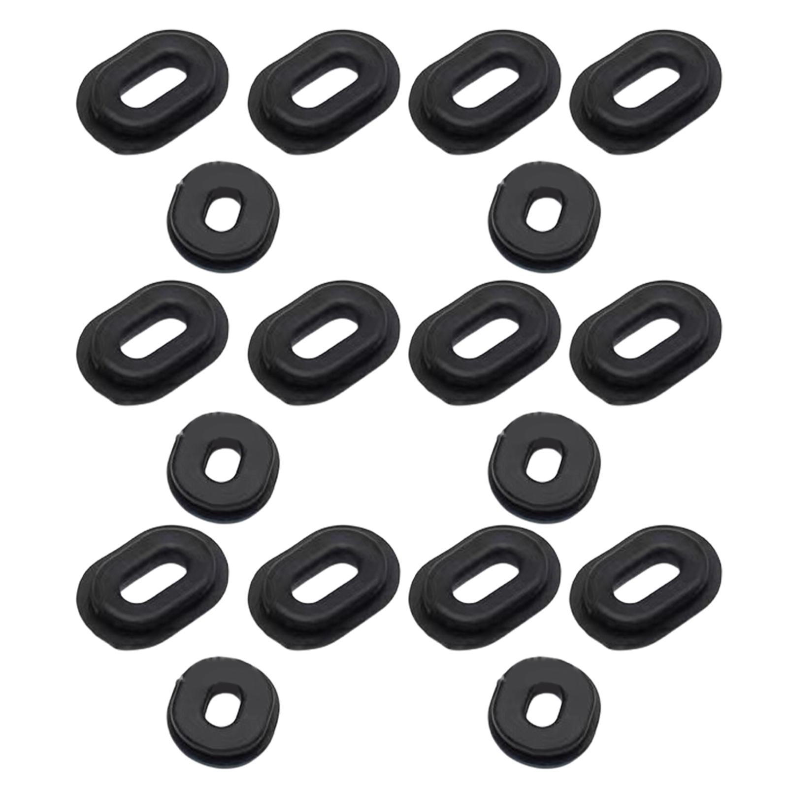 

18 шт. Мотоциклетные резиновые накладки на кромку, простая установка, мотоциклетная резиновая прокладка, всесторонняя защита для CG/ZJ125 A