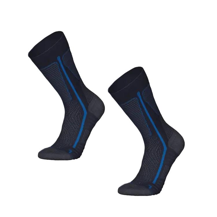 

DECATHLON SH500 QUECHUA Mid-Leg Socks Men s 2 Pairs Blue Black / Cobalt Blue 35-38