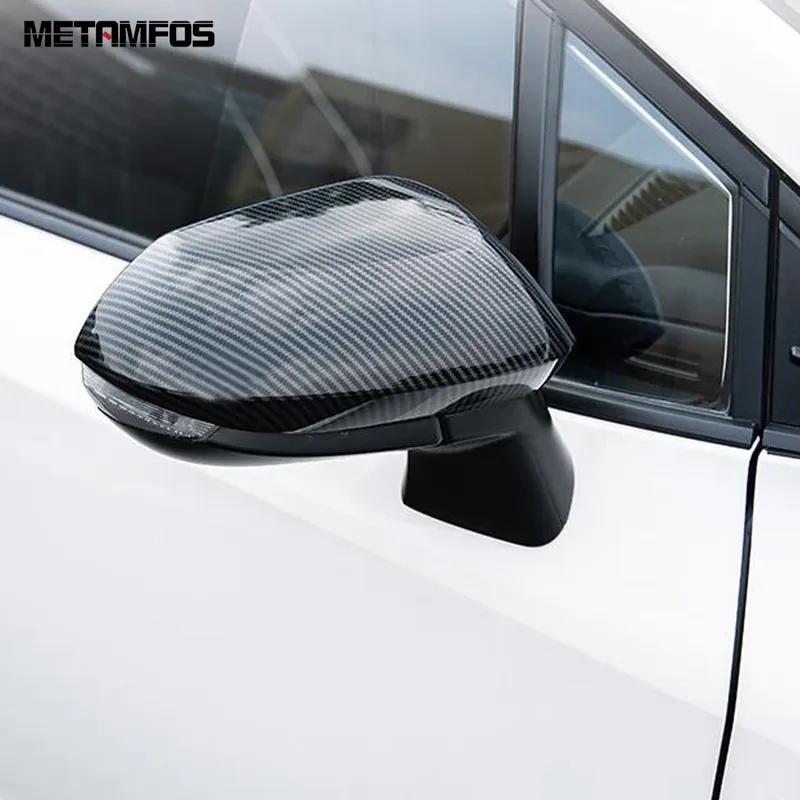 Rearview Side Mirror Cover Trim For Toyota Corolla 2024 Carbon Fiber Protection Cap Sticker Accessories