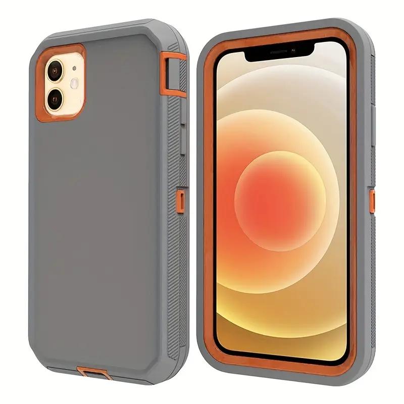 Shockproof Protective Phone Case for IPhone 16 Case Body Rugged Dust Proof 3 Layer Tough Phone Cover for iPhone 15 14 Pro Max