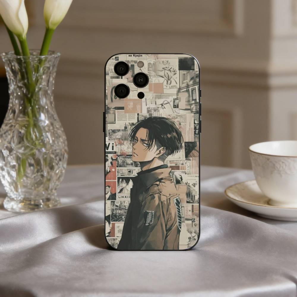 L-Levi A-Ackerman A-Attack O-On T-Titans Phone Case Silicone Soft For IPhone 17pro 16 15 14 13 12 11 X XR Plus Pro Max Plus