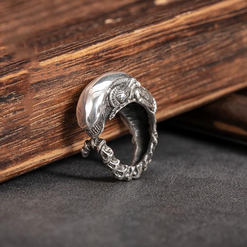 Inel nou nișă Yunnan fulg de zăpadă personalizat retro creativ extraterestru bijuterii dominatoare