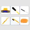 6Pcs Bike Cleaning Tool Set Bicycle Wash Brush Kit for MTB Road Bike Cycling Maintenance