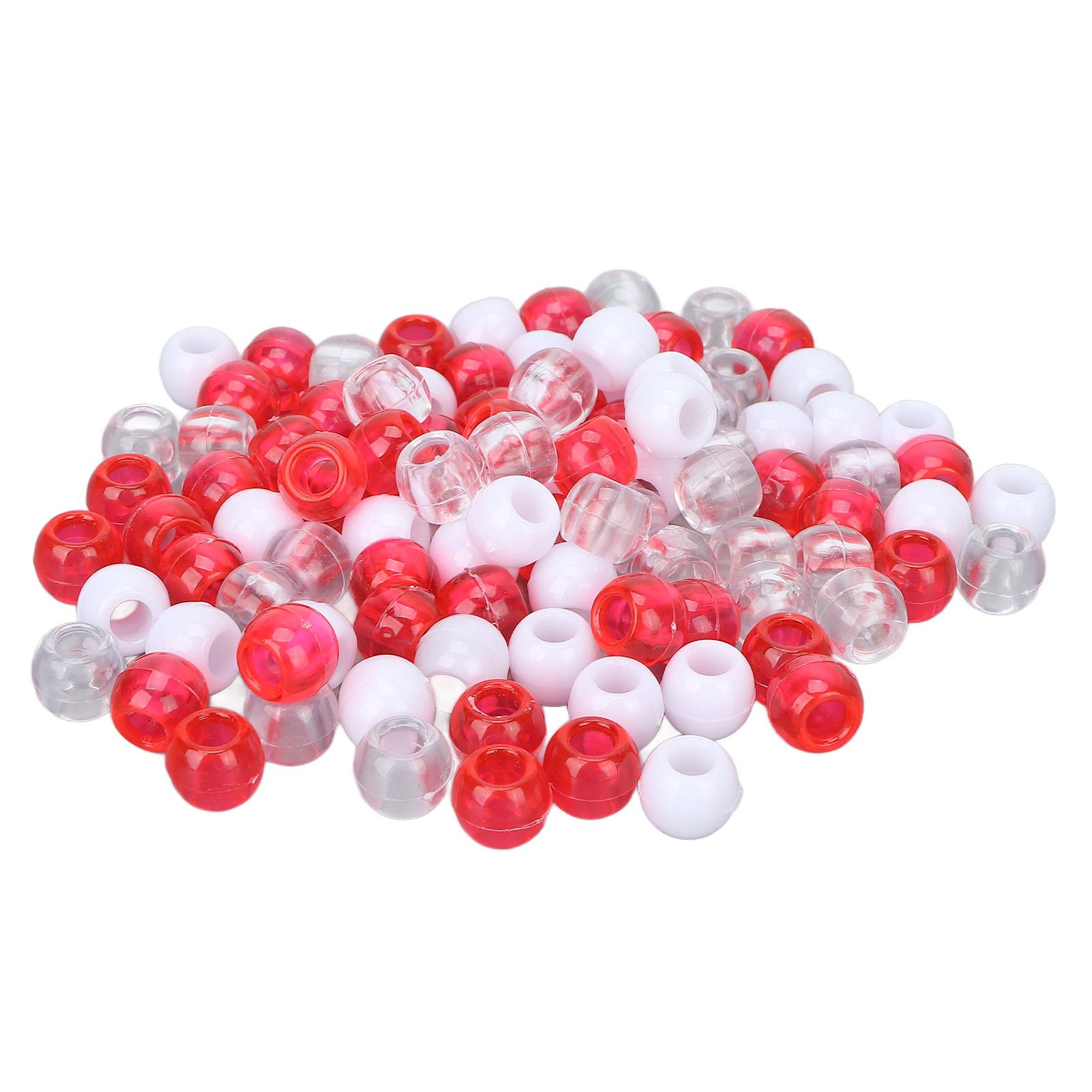 

100 шт. Бусины для дредов разных цветов, бусины для плетения волос для украшения волос и бороды