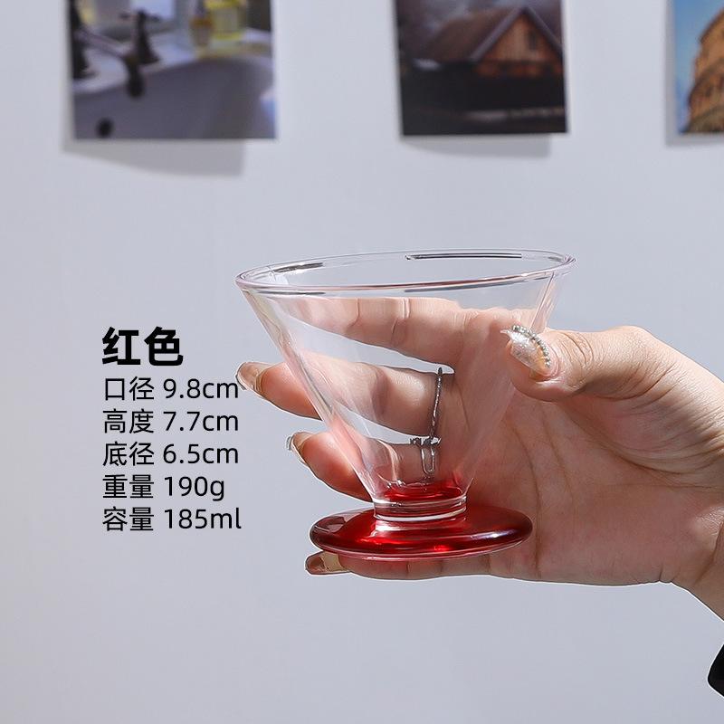 Tall Ice Cream Glass Cup Creative Ins Style Dessert Yogurt Pudding Milkshake Cold Drink Cup
