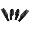 A Set Of Black Roof Rack Cover Rail End Shell Cover Replacement Plastic For Toyota For RAV4 XA20 2001 2002 2003 2004 2005