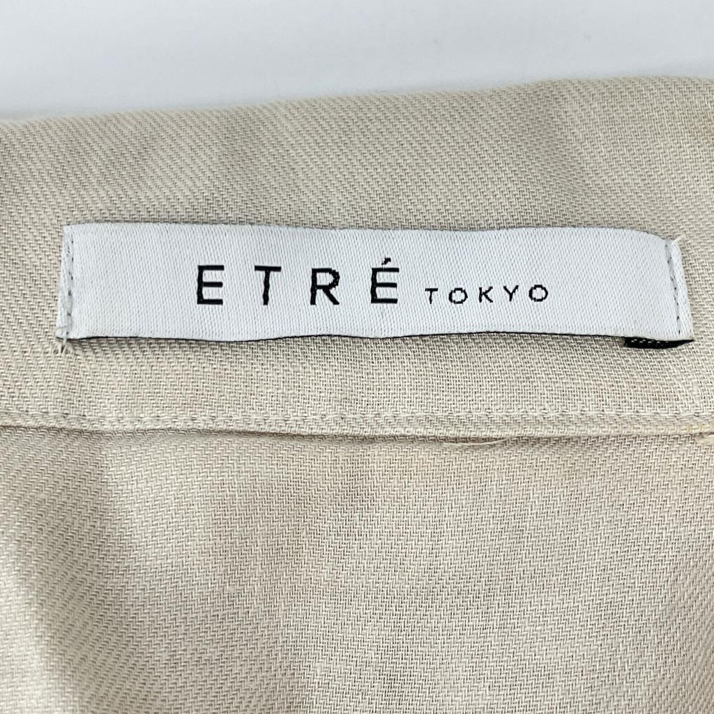 ETRE TOKYO Beige Cotton X Linen Dress Dress F beigeUsed