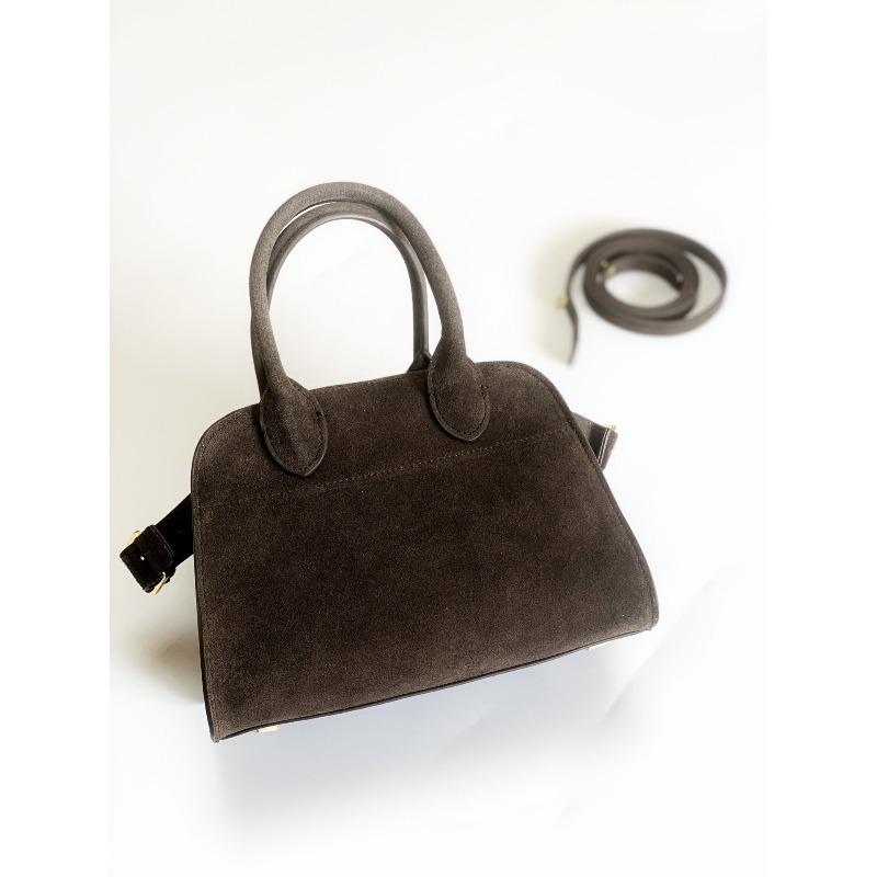 Row high-quality cowhide handbag 10-inch 15-inch large-capacity tote bag minimalist commuter leather bag