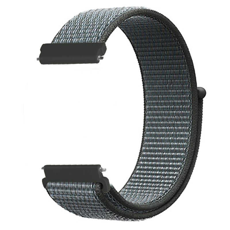 20mm 22mm Nylon Loop Band for Samsung Galaxy Watch 7/6/Classic/5/4/3/Gear S3 Wristband Huawei Watch 4/GT-2-3-Pro/Amazfit GTR/GTS