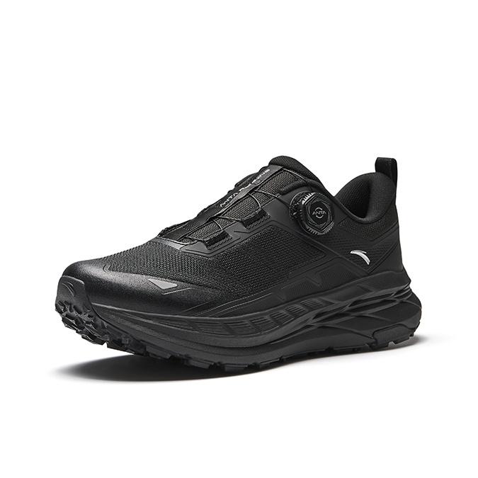 Anta Qilian Comfortable Fashion Non-Slip Wear-Resistant Low-Top Running Shoes Men Sneaker Basic-Black 112545591-1