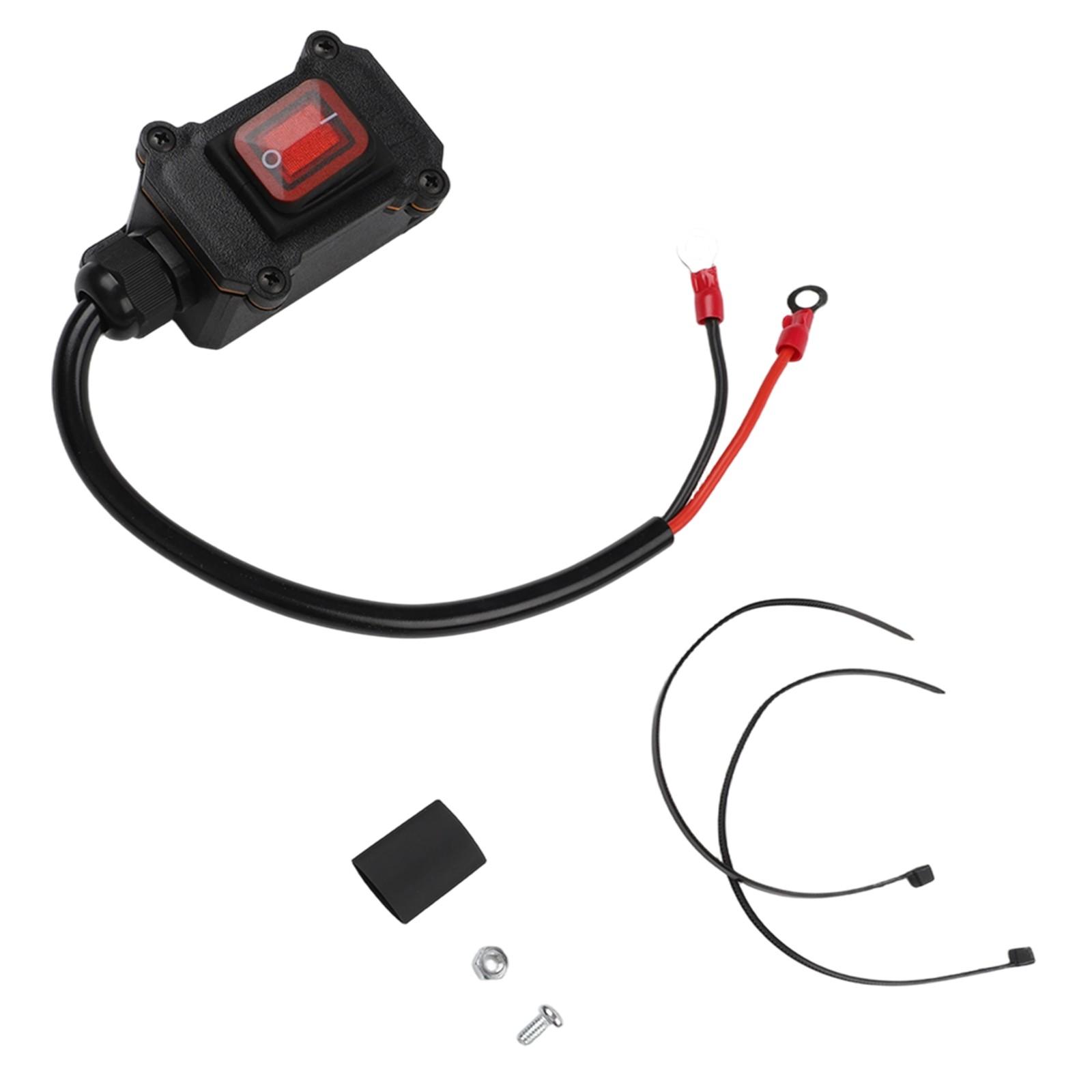 Compatible With Most Motorcycles Motorcycle Battery Switch Power Cut Switch 30cm