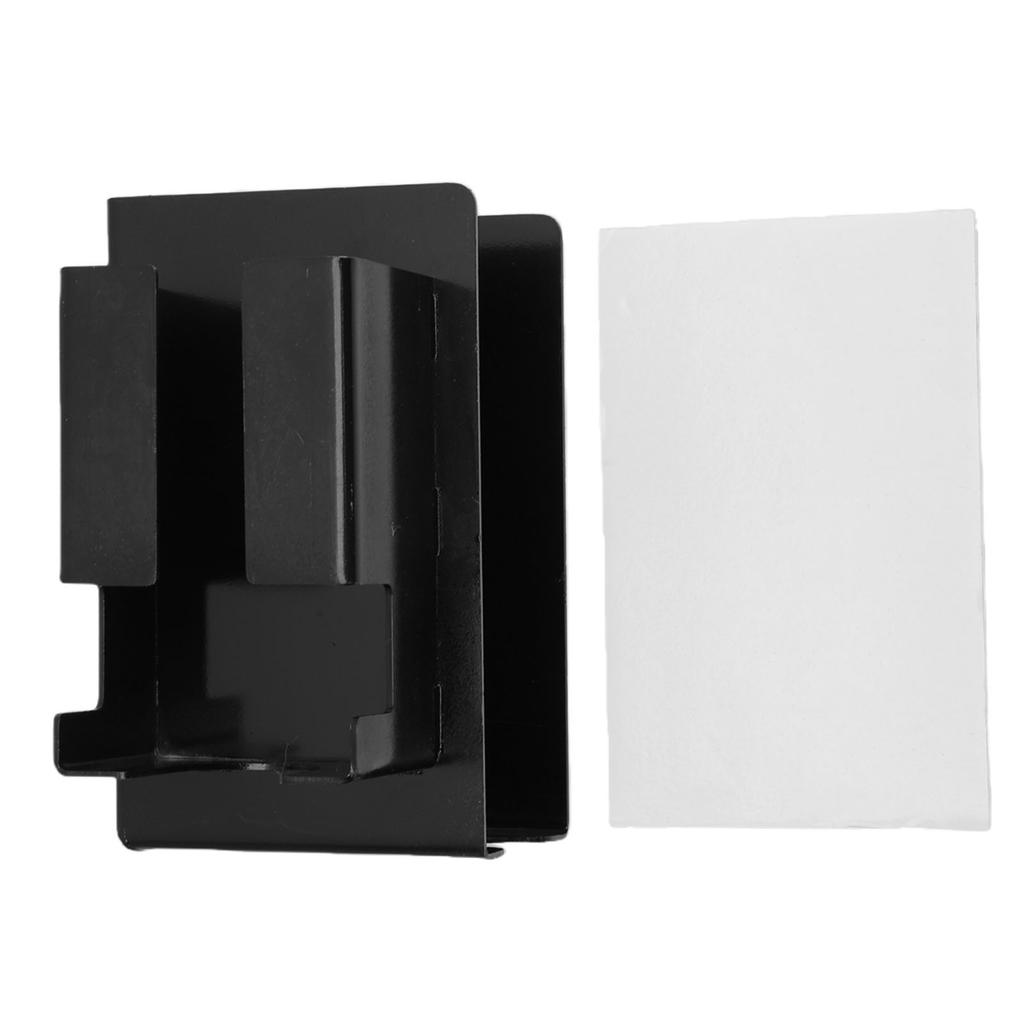 Wall Mounted Hair Tool Holder Metal Heat Resist Styling Tool Rack Adhesive Hair Tool Organizer Storage for RV Bathroom