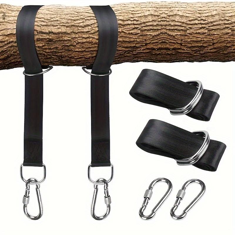 1/2pcs Durable Hanging Belt Hammock Swing Hanging Belt and Steel Alloy Hooks Outdoor Camping Hiking Tools Hammock Accessories