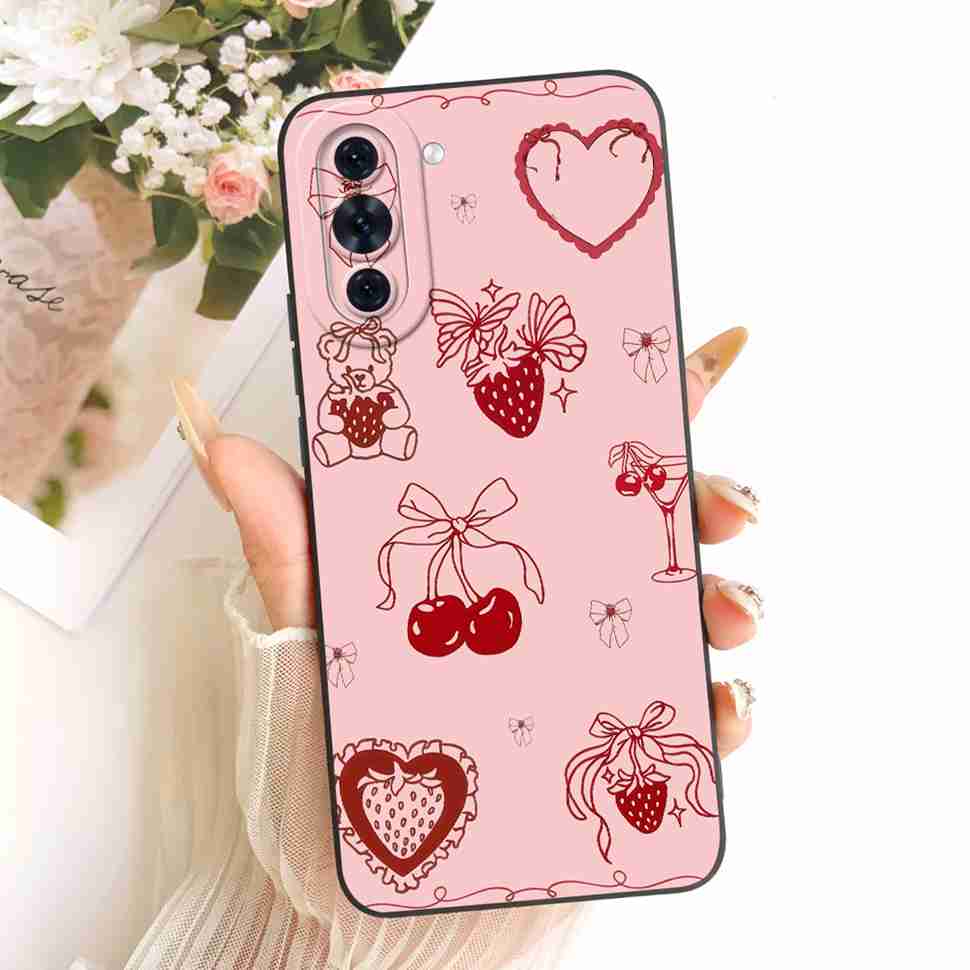 For Huawei nova 10 4G NCO-AL00 Case Cartoon Cat Soft Silicone Back Cover For Huawei nova10 Nova 10 4G Shockproof Phone Cases