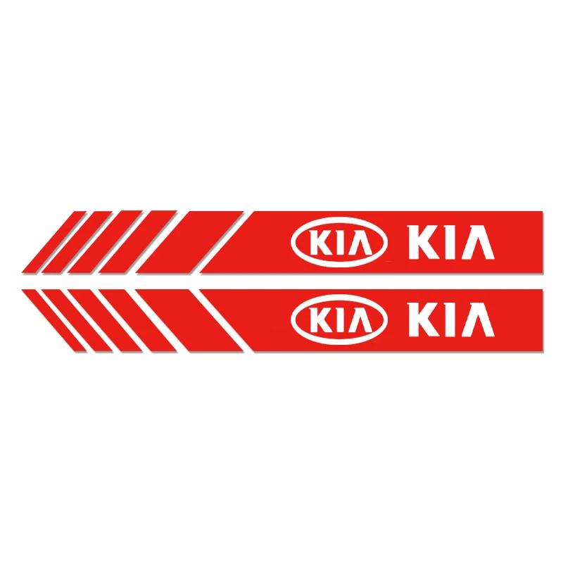 2 ks Nálepka na auto Nákladní auto Vinylový pruh Sportovní Zrcátko zpětné Zrcátko boční Dekal Pro KIA Ceed Optoma Picanto Rio Sorento Soul Sportage wspy00