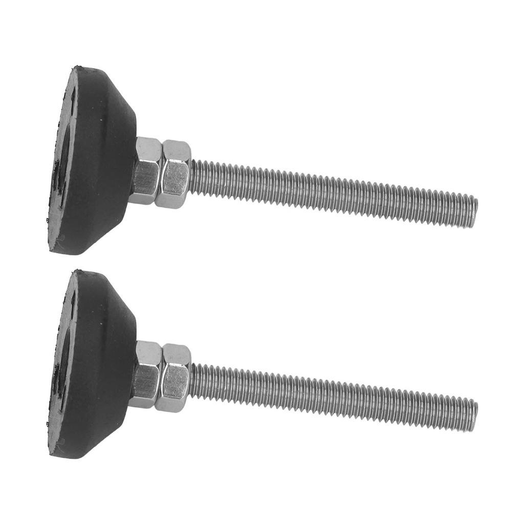 2PCS Furniture Glide Swivel Leveling Mounts Adjustable Nylon Rubber Base Leveling Pads D30xM6x50