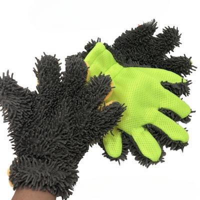 1PC Autowaschhandschuhe Groß Doppelseitig Samtverdickter Winter Verletzt Den Autolack Nicht Autoschönheit Spezielle Wasseraufnahme Starkes Chenille