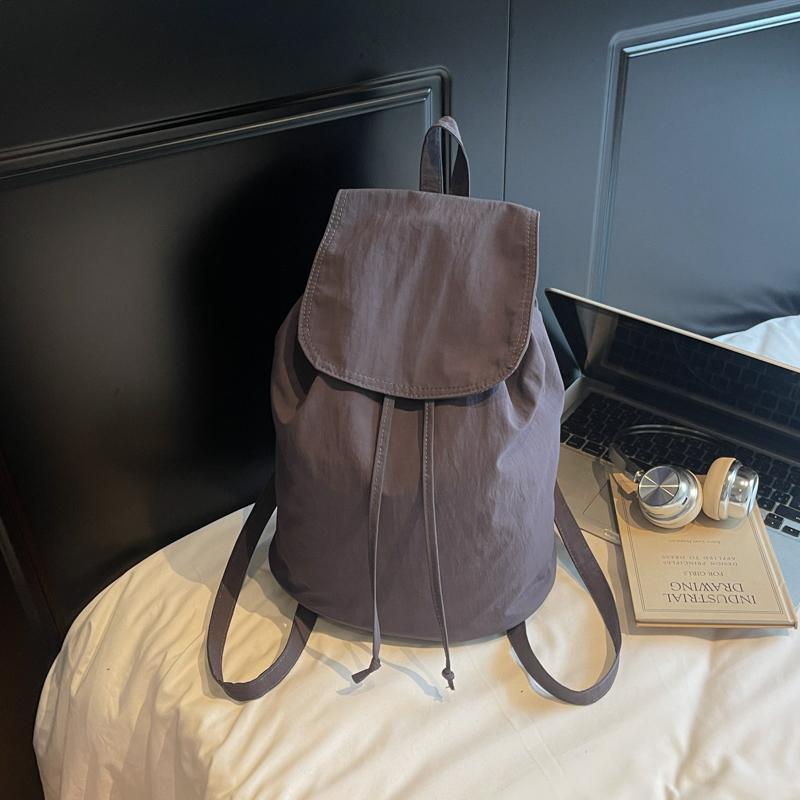 Einfarbiger Rucksack Damen Pendler Tasche Studenten Schultasche Outdoor Rucksack