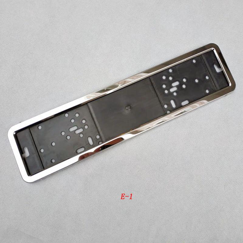 1 Pcs Car License Plate Frame Metal And Plastic Frame Car License Plate Holder Number Plate Holder Fit Eu