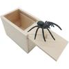 Boîte Surprise Araignée, Boîte à Farces Araignée en Caoutchouc, Boîte à Farces Surprise en Bois Faite à la Main, Boîte à Farces Surprise en Bois avec de Fausses Araignées