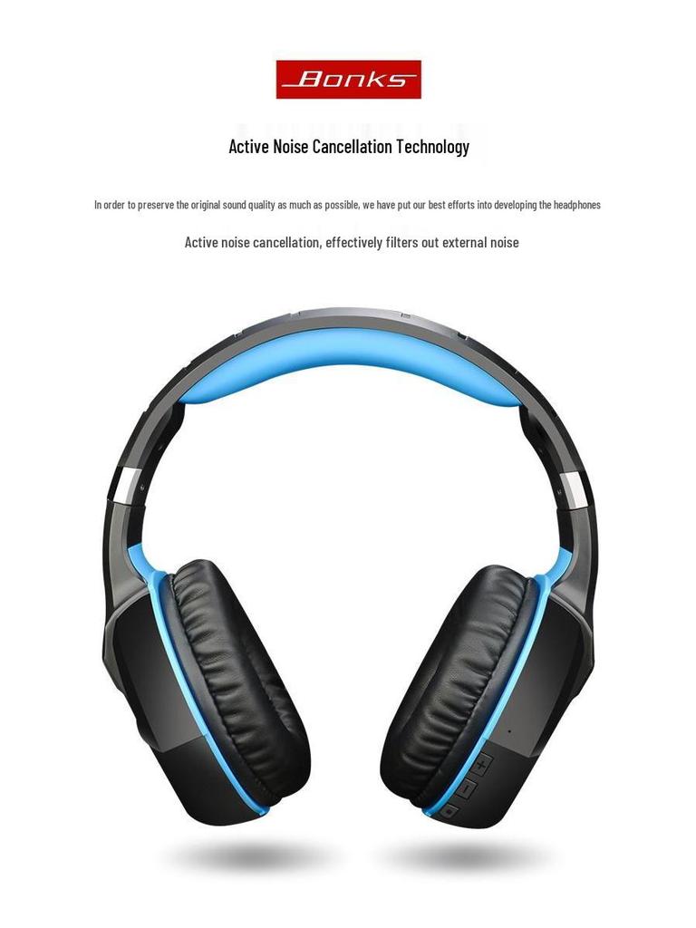 Over-Ear Wireless Bluetooth Headphones for Huawei, OPPO, Vivo, Apple: Deep Bass, Gaming Compatible