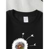 Kids Crew Neck Sweatshirt, Ladybug On Dandelion Stem Print, Soft Cozy Pullover,Daily Casual Top for Spring & Autumn