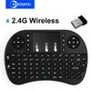 מקלדת מיני אלחוטית 2.4GHz שלט רחוק Air Mouse משטח מגע למחשב Smart TV Box
