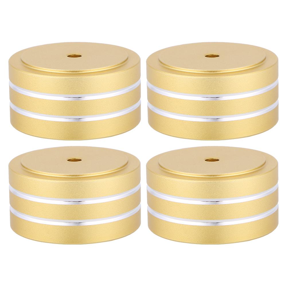 

4 шт. амортизационный демпфер аудиоизоляторы усилитель амортизатор алюминиевый сплав амортизатор подставка для ног для динамика ЦАП золотой
