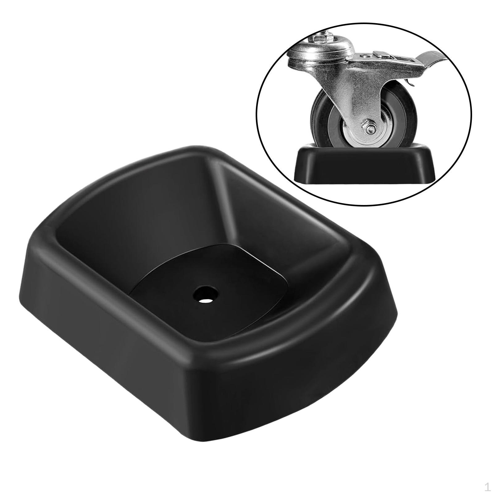 

Jack Wheel Chock Rubber Caster Dock Heavy Duty for Trailer RV