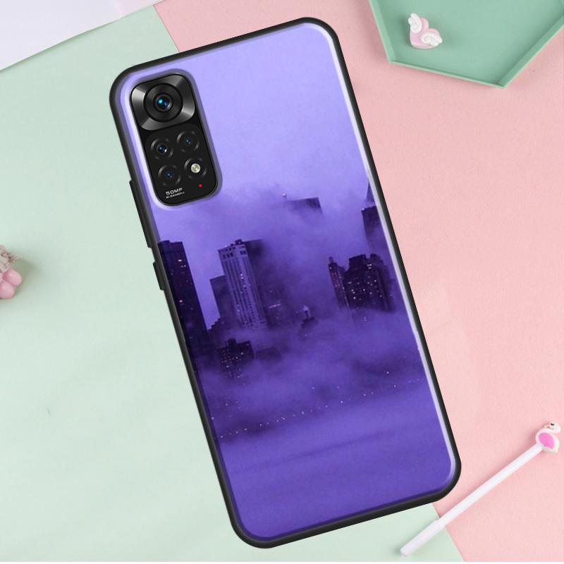Purple Aesthetic For Redmi Note 12 Pro Plus Cover For Redmi Note 10 8 9 11 Pro 12S 11S 10S 9S 9C 10C 12C Case