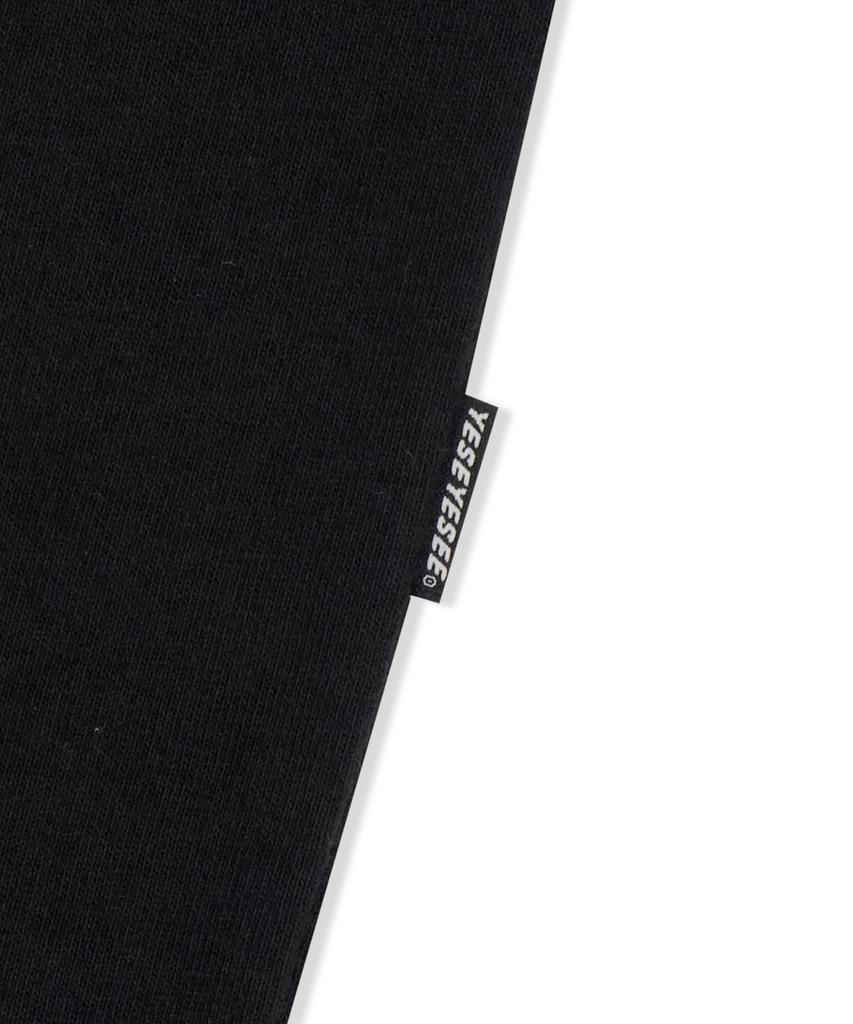 YESEYESEE Cover Stitch Tee Black