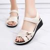 Sandalias Women Cute Peep Toe High Quality Beige Spring Chic Sandals Lady Casual Evening Event Black Comfort Black Shoes Ab539