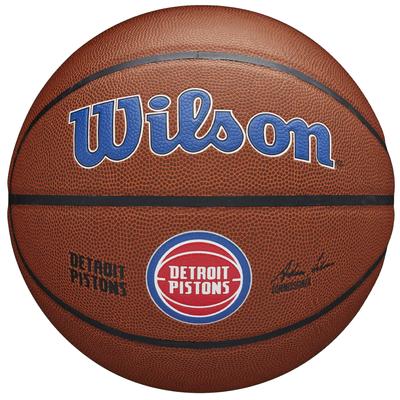 Wilson Balón de baloncesto unisex marrón de los Detroit Pistons de Team Alliance