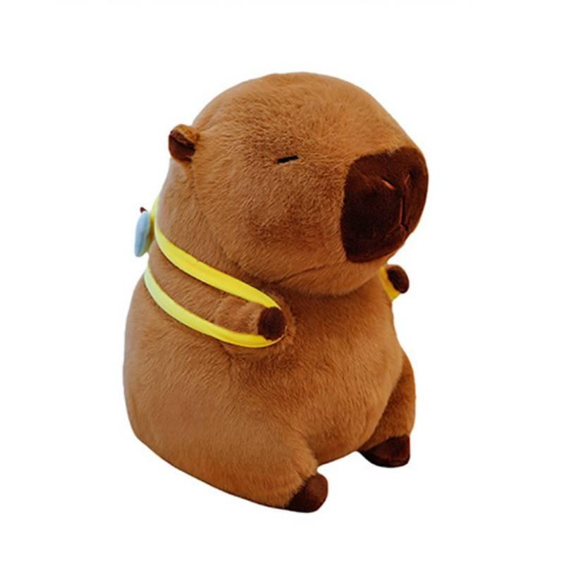 Plush Capybara Bee Toy Cartoon Stuffed Doll Living Room Decoration Gift Kids