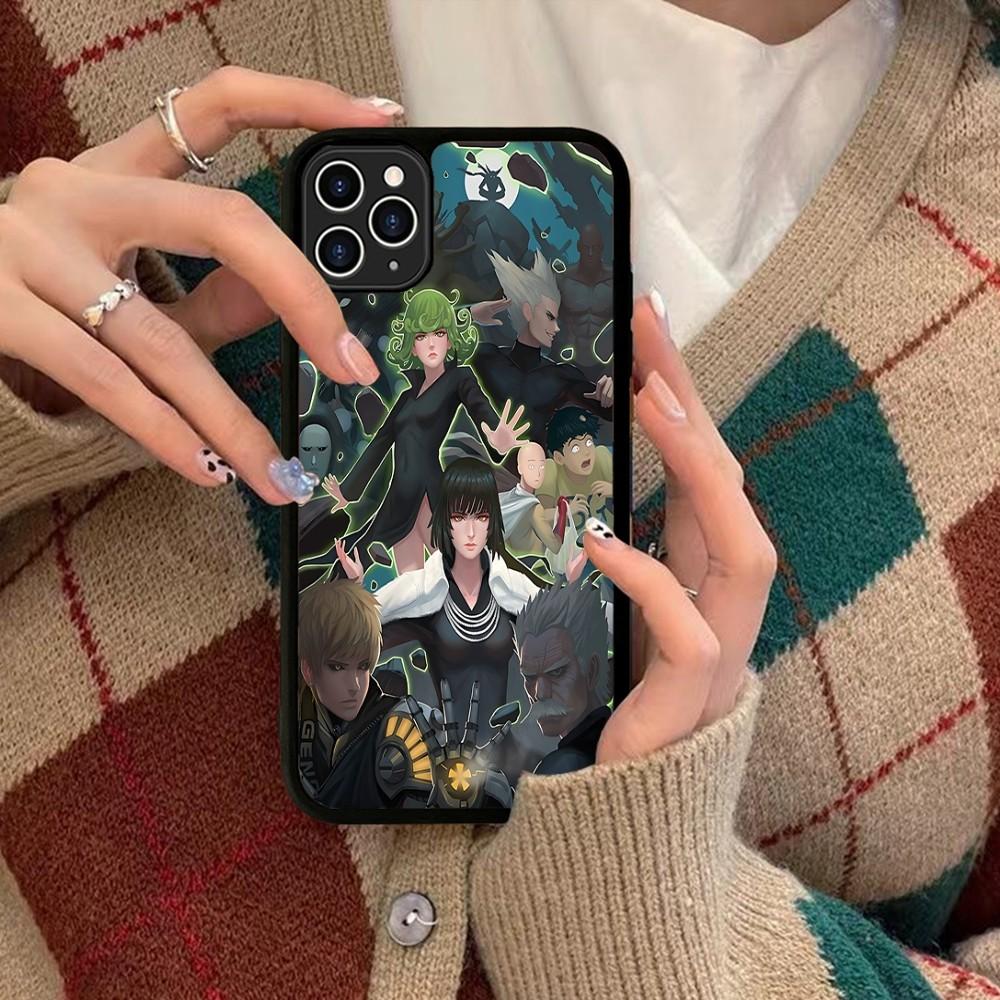 One Punch Man Phone Case Silicone PC+TPU For For IPhone 11 12 13 14 15 16 Plus Pro Max Cover