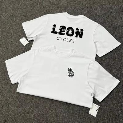 Herren Sommer Buchstaben bedruckt High Street Herren und Damen Locker Lässig Reine Baumwolle Kurzarm T-Shirt Trend