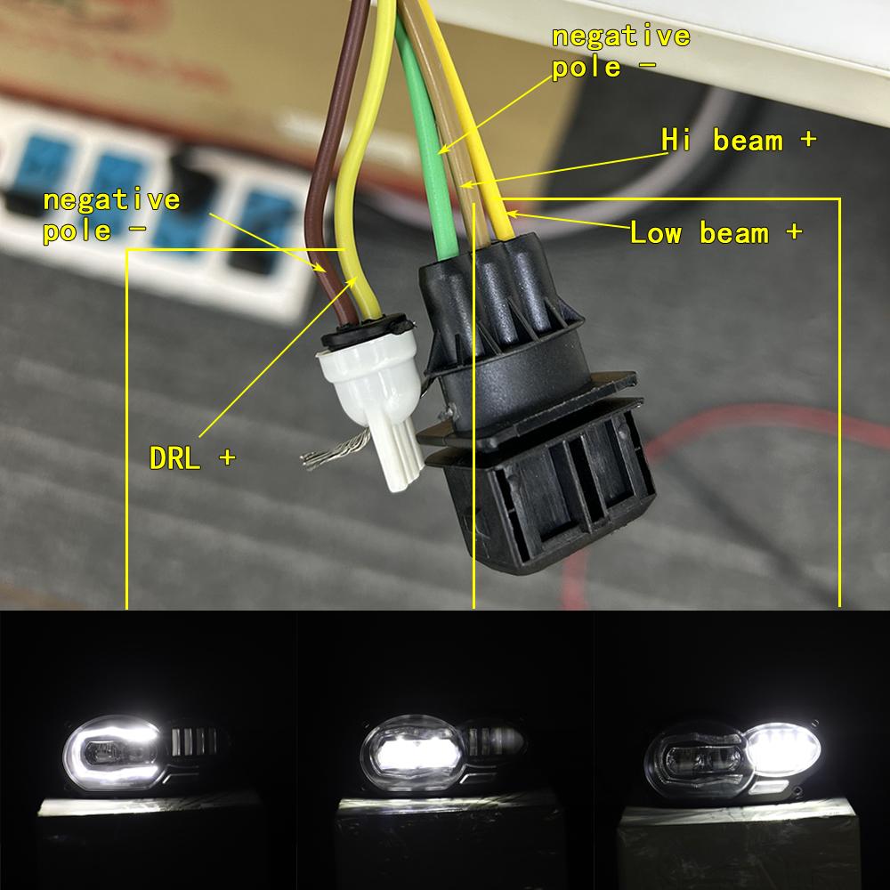 Motorcycle Light LED Front Headlight for BMW 2005 - 2012 R1200GS / 2006 -2013 R1200GS Adv Headlight