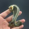 Serpiente Cobra Metálica 3D Cobra Emblema 3D Pegatina Metal Auto Coche