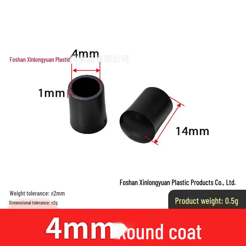 Non-slip Rubber Sleeve for Round Tube Furniture Legs and Pipes