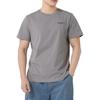 PUMA T Shirts Men's Light Gray Crew Neck Moderate Straight Fit 691340-62