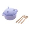 Multifunctional Strainer Bowl Set Microwave Safe Includes Lid Handle Utensils For Easy Cooking And Serving Large Capacity