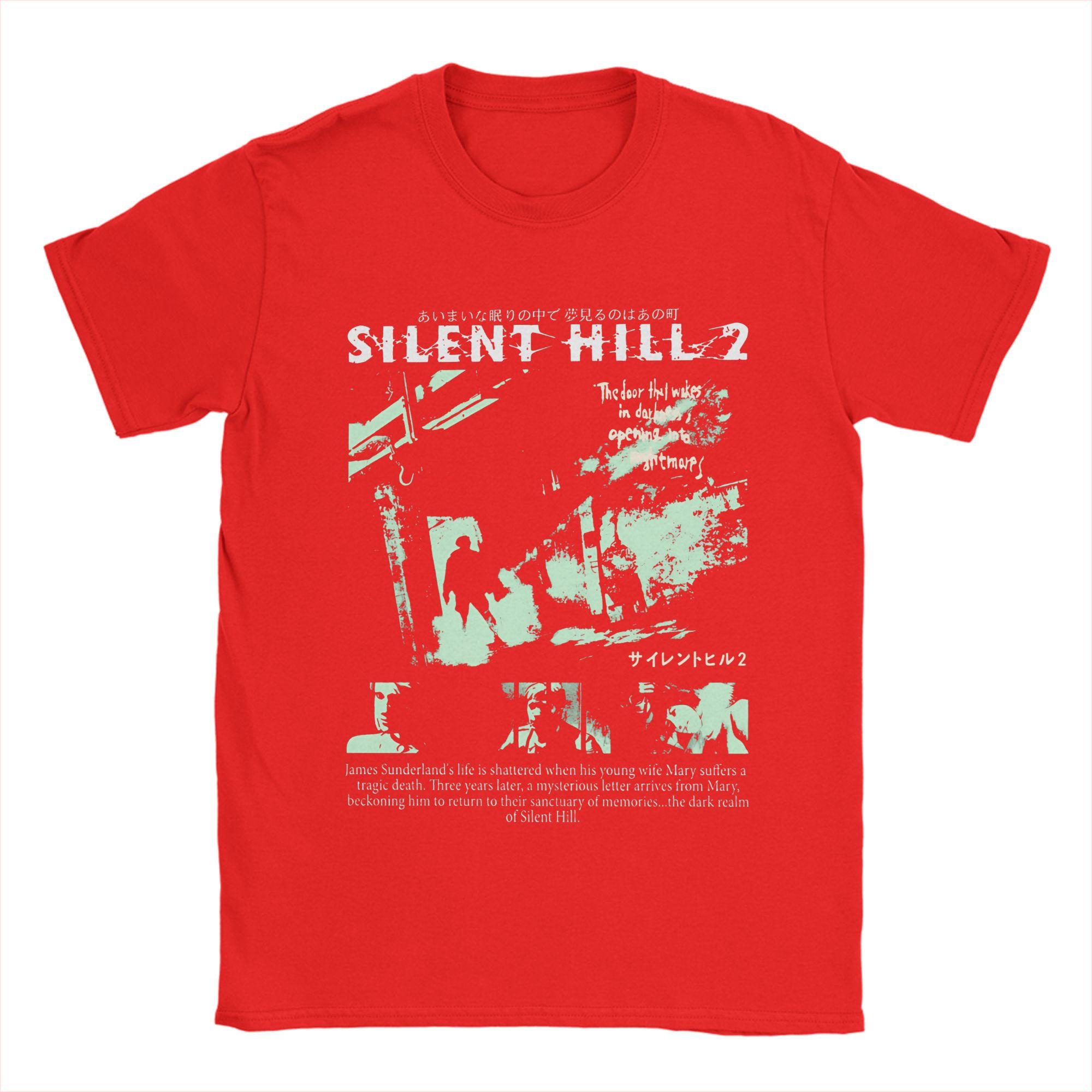 Silent Hill Pyramid Head T-Shirt Summer Funny T Shirts Cotton Hip Hop Tshirt For Men Short Sleeve Pattern Tees S