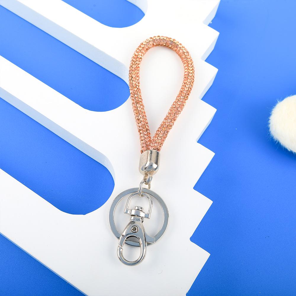 

Элегантный ремешок для телефона со стразами: Роскошный, инкрустированный бриллиантами, креативный дизайн в виде круглой трубки 8mm