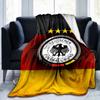 Germany Football Emblem Printed Throws Blanket Soft Flannel Blankets for Couch Bed Gifts for Men Women Picnic blanket Christmas gifts